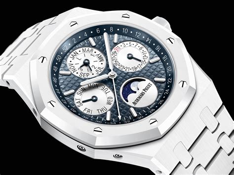 audemars piguet royal oak weiße keramik|audemars piguet white ceramic.